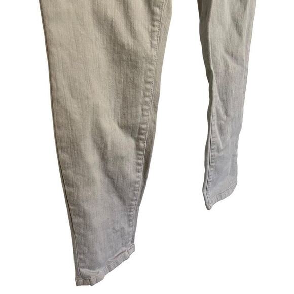 NYDJ Alina Gray Womens Convertible Ankle Mid Rise Stretch Tapered Jeans sz 4 - Picture 2 of 16